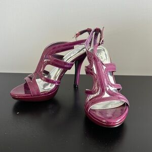 Delicacy Purple Heels Sz6